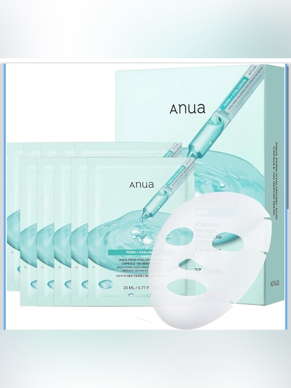 Anua PDRN Hyalaronic Acid Capsule 100 Serum Mask